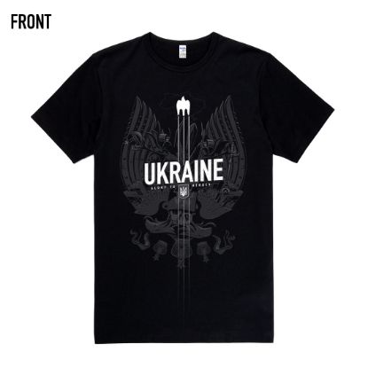 Изображение Черная футболка «Ukraine»